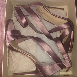Vince Camuto Vintage Rose Satin Heels
